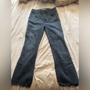 Madewell Cali Demi-Boot black jeans